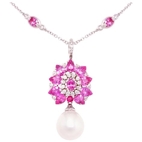 louis vuitton high jewellery pink sapphire diamond necklace|louis vuitton deep time collection.